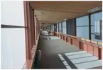 Gångbron över  Borlänge bangård.