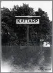 Ljusskylt vid Kattarps station.