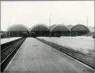 Plattformar och banhall vid Malmö centralstation.