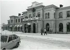 Norrköpings stationshus från gatusidan.