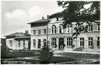 Skövde station från gatusidan.