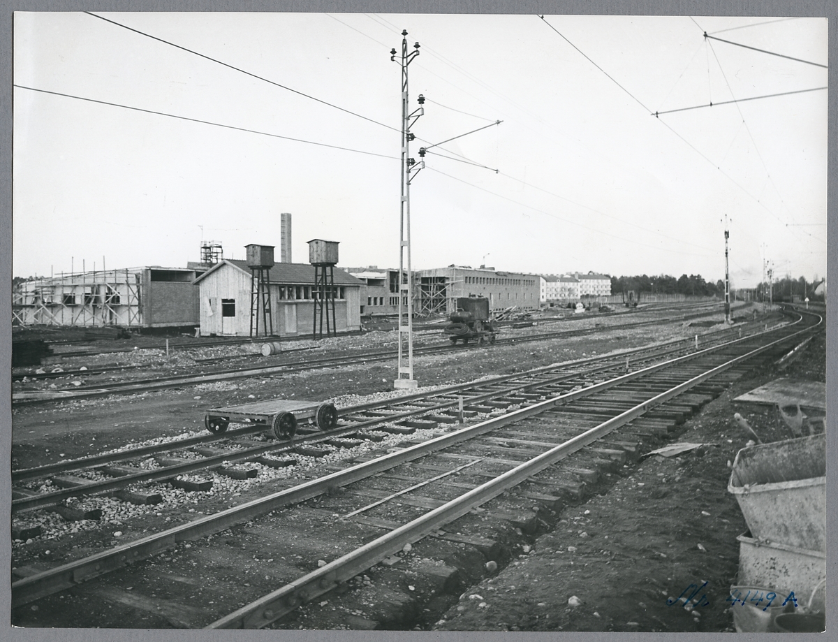 Bygge av driftsverkstad i Västerås.