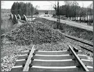 Uppsala - Gävle Järnväg, UGJ. Järnvägsbro över Dalälven vid Älvkarleö på linjen mellan Tierp och Gävle.