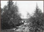 Järnvägsbro över Höknäsvallen vid Kläppen på linjen mellan Lima och Fiskarheden.