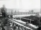 Byte av överbyggnad på järnvägsbron över Indalsälven vid Krokom.