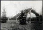 Gångbron över bangården i Stenungsund.