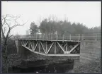 Järnvägsbro över Säveån vid Tokebacka (Rolfs-kulle) på linjen mellan Torp - Alingsås.