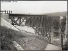 Järnvägsbron över Ångermanälven vid Forsmo på linjen mellan Långsele och Mellansel.