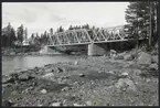 Järnvägsbro över Vindelälven på linjen mellan Hällnäs och Lycksele.
