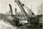 Tåg 93, Nordpilen, efter urspårning på sträckan mellan Simeå och Undersvik 1956-03-27.