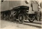 Statens Järnvägar, SJ D 539, skador efter olycka i Pålsboda 1951.