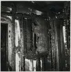 Skador i B vagn efter brand i Storvik 1953.