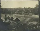 Bron över Säveån färdigställd, september 1916.