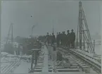 Sista skenan fastspikas å Bohusbanan februari 1909.