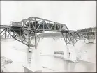 Färdigställande av klaffbron över Södertälje kanal. (Belastningsprov)