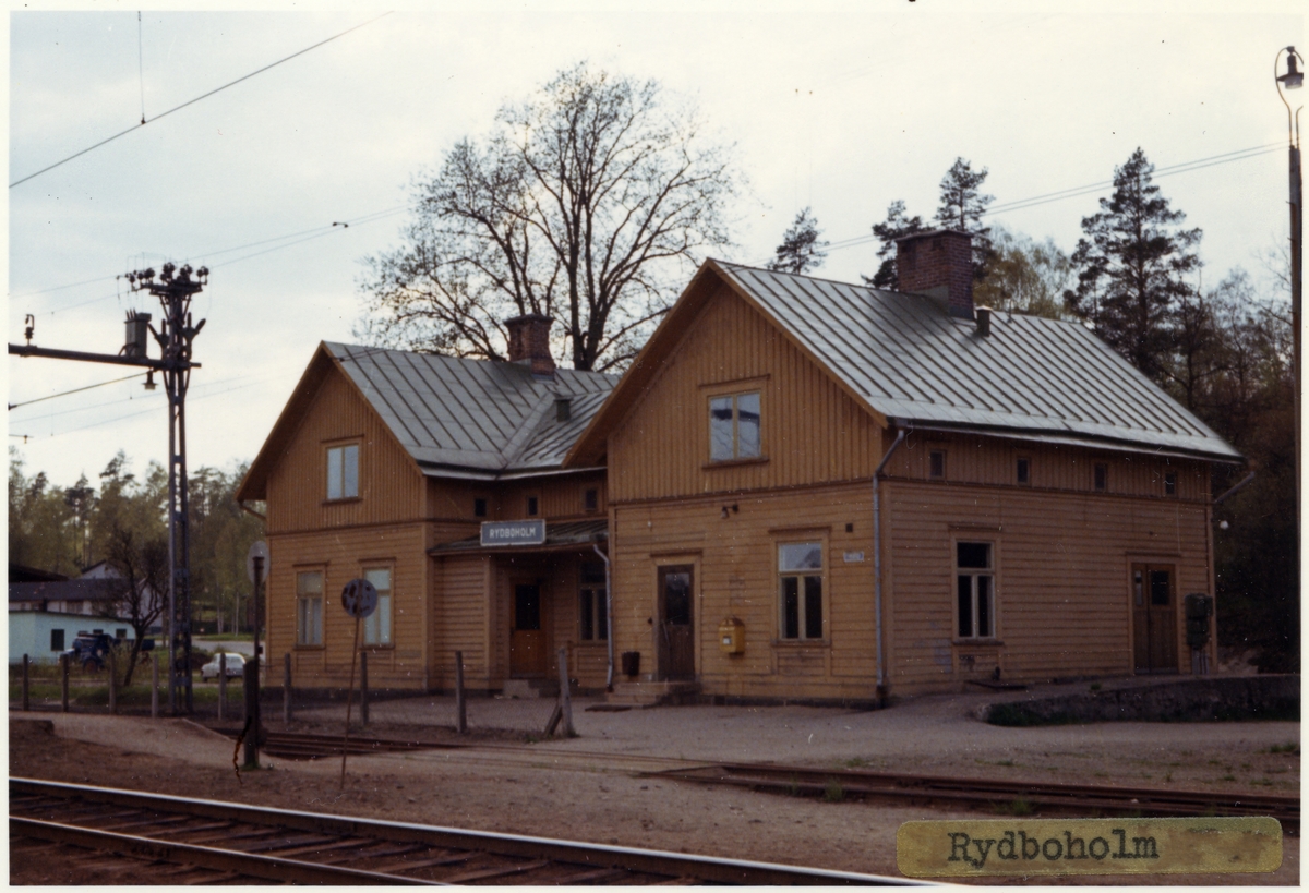 Stationshuset byggdes 1902.