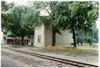 Hållplats anlagd 1897. Envånings stationshus i trä