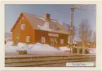 Vy vid Bergfors.Stationen öppnad 1903. Elektrifierad 1915.