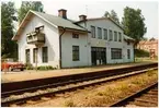 Avesta station omkring år 1972.