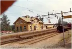 Säter station omkring år 1972.