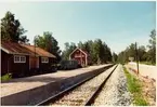 Tällberg station omkring år 1972.