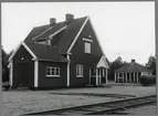 Galtåsen hållplats. Nedläggning av bandelen Ulricehamn - Jönköping den 1 september 1960.