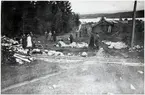 Från linjen strax söder om Västerud 1918.
