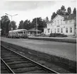 Tåg 4960 från Kristinehamn vid Mora station.