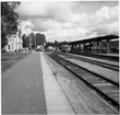 Motorvagnståg 4960 på stationen i Vansbro.