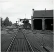 Vändskivan vid lokstallet i Vansbro.