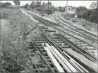 Järnvägsbygget på linjen mellan Kristianstad-Karlshamn.