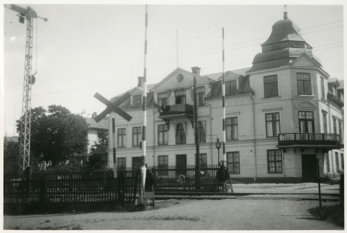 Kontorhuset vid Ulricehamn station. Ulricehamnsbanan I.