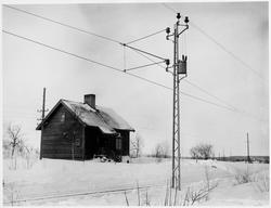 Malmbanan. Belysningstransformator vid banvaktstuga 493, Pah