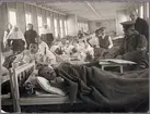 Sjukvård för krigsskadade under Första världskriget i Haparanda.