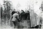 Finska flyktingar i Haparanda, hösten 1944.