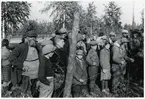 Finska flyktingar i Haparanda, hösten 1944.