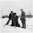 Finska filmfotografer som har följt med barnen till Haparanda.