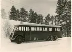 Omnibuss från 1930-talet. Varberg-Borås-Herrljunga Järnväg, VBHJ.