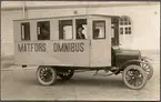 Omnibuss från 1920-talet. Matfors-Vattjom Järnväg, MVaJ.