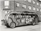 Svensk Röda Kors Buss under Andra Världskriget.