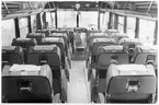 Interiör från turistbuss Scania-Vabis 2B21 SKV 1951. Statens Järnvägar, SJ buss 1881.