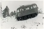 Statens Järnvägar, SJ bandvagn 9007, specialbyggd åt Statens Järnvägar på 1950-talet.