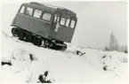 Statens Järnvägar, SJ bandvagn 9007, specialbyggd åt Statens Järnvägar på 1950-talet.