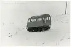 Statens Järnvägar, SJ bandvagn 9007, specialbyggd åt Statens Järnvägar på 1950-talet.