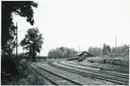 Smalspårsbangården vid Dannemora station.