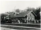 Personal på Gnesta station år 1900.