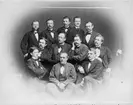 Gruppfoto av Nivellörer och Ingenjörer i Linköping 1875.