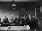 Gruppfoto, Stockholm maskinbyrån 1896.