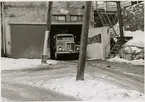Lastbil vid Idkerberget 1964.