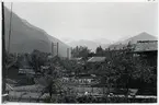 Utsikt från hotellet i Mittenwald.